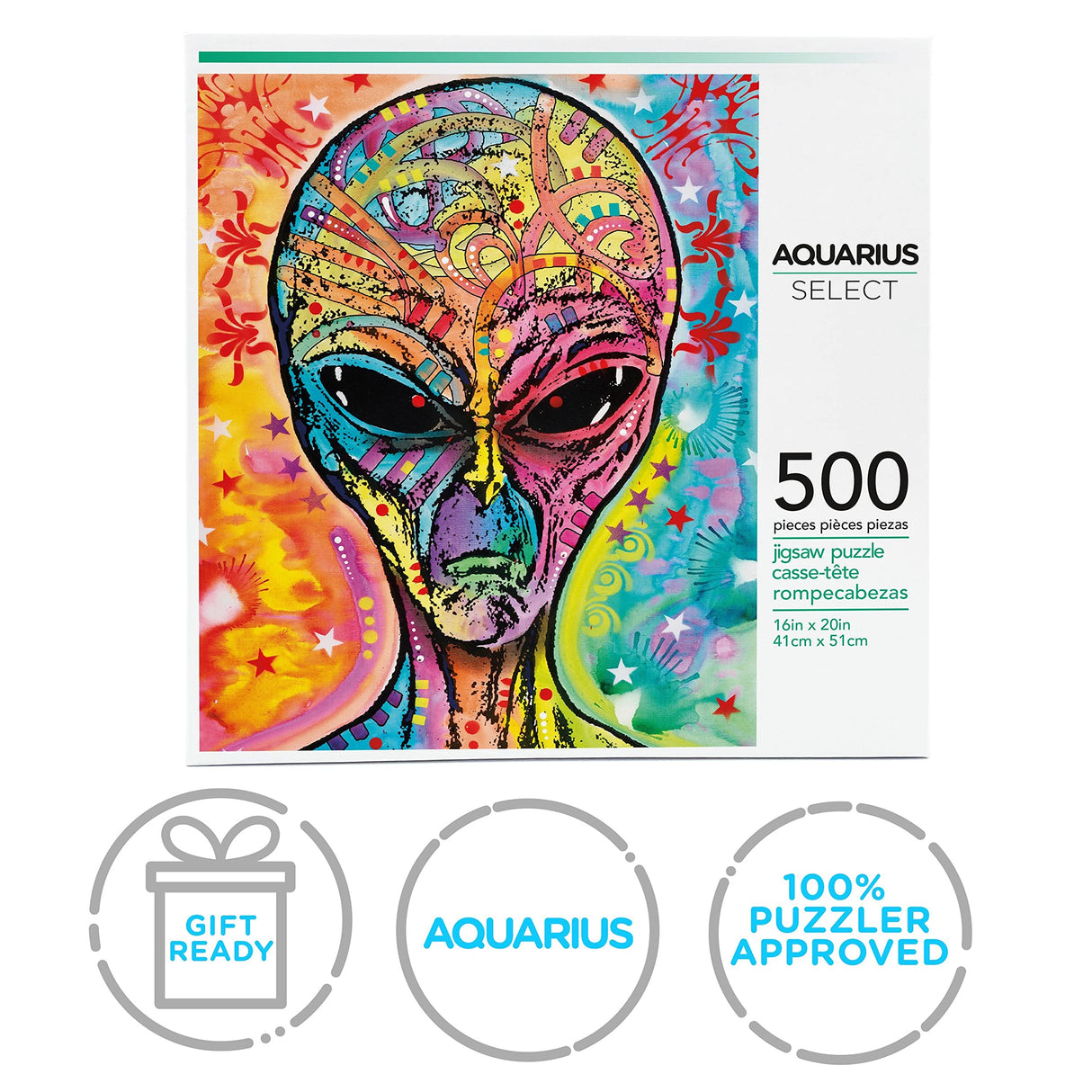 AQUARIUS - Dean Russo Alien 500 Piece Jigsaw Puzzle AQUARIUS