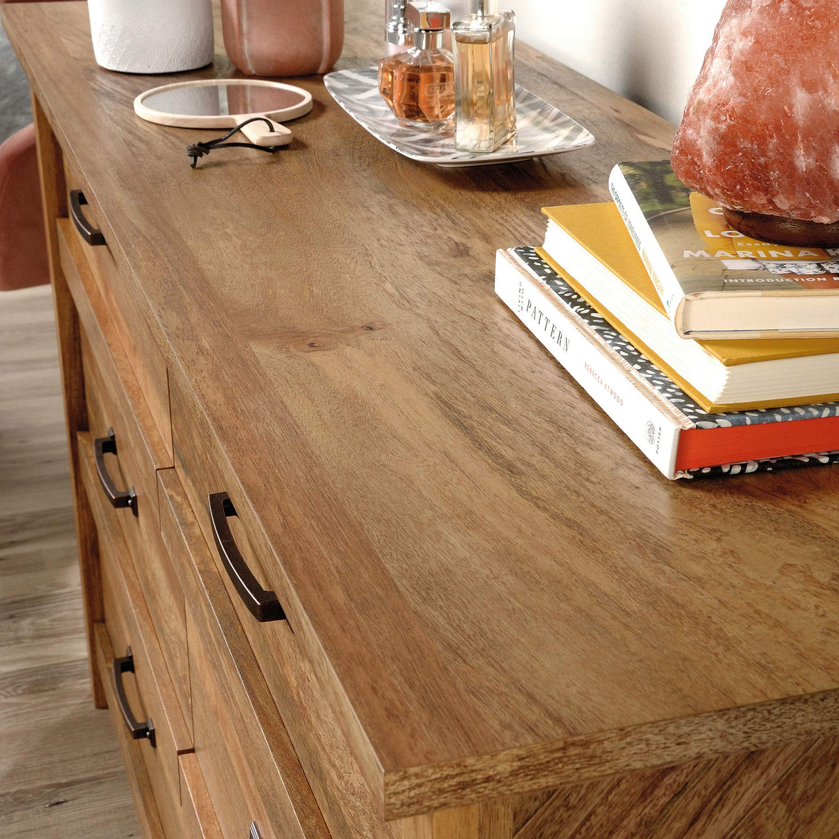 Sauder Cannery Bridge Dresser, Sindoori Mango finish Sauder