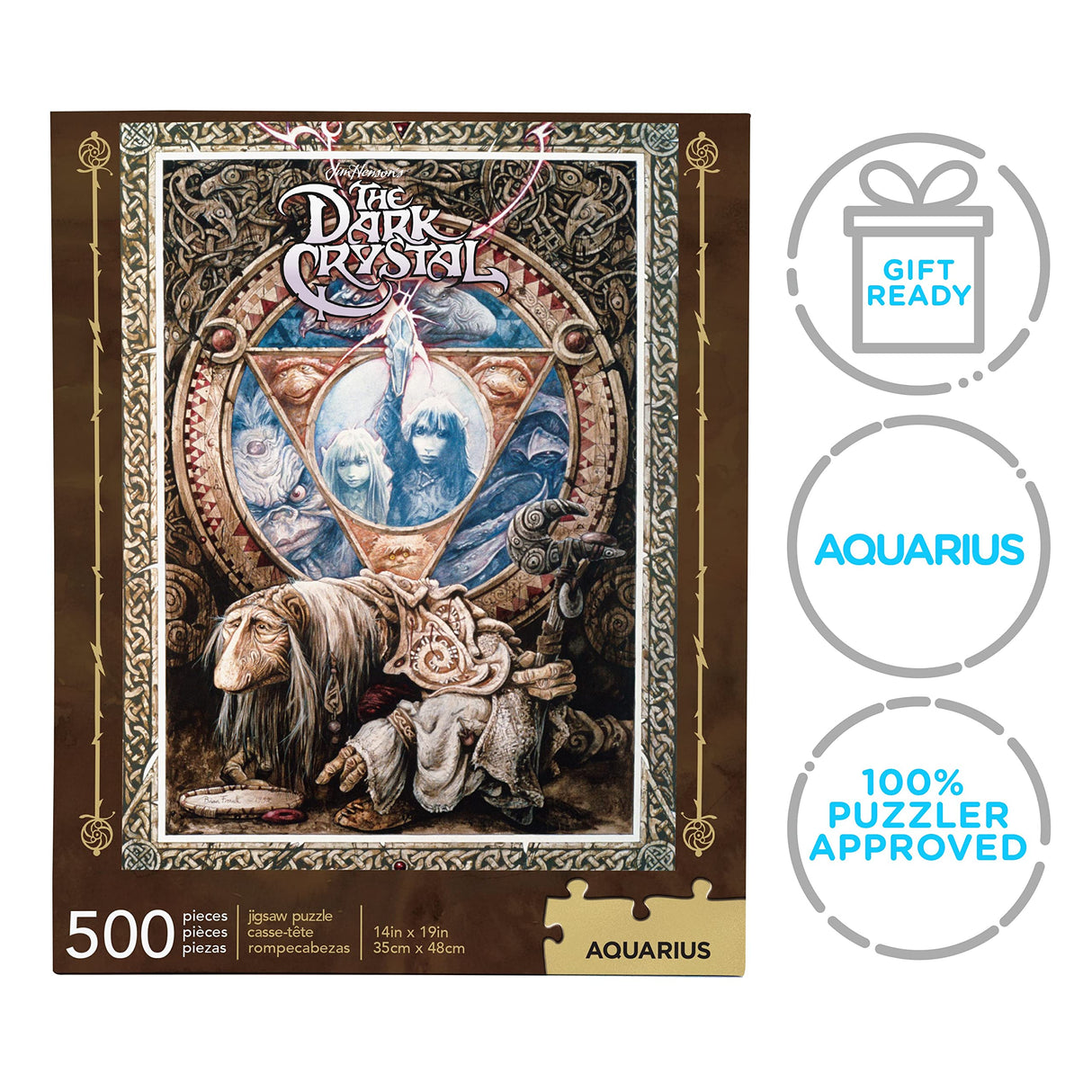 AQUARIUS 62136 The Dark Crystal jigsaw puzzle, Multi-colored, 8 Inches AQUARIUS