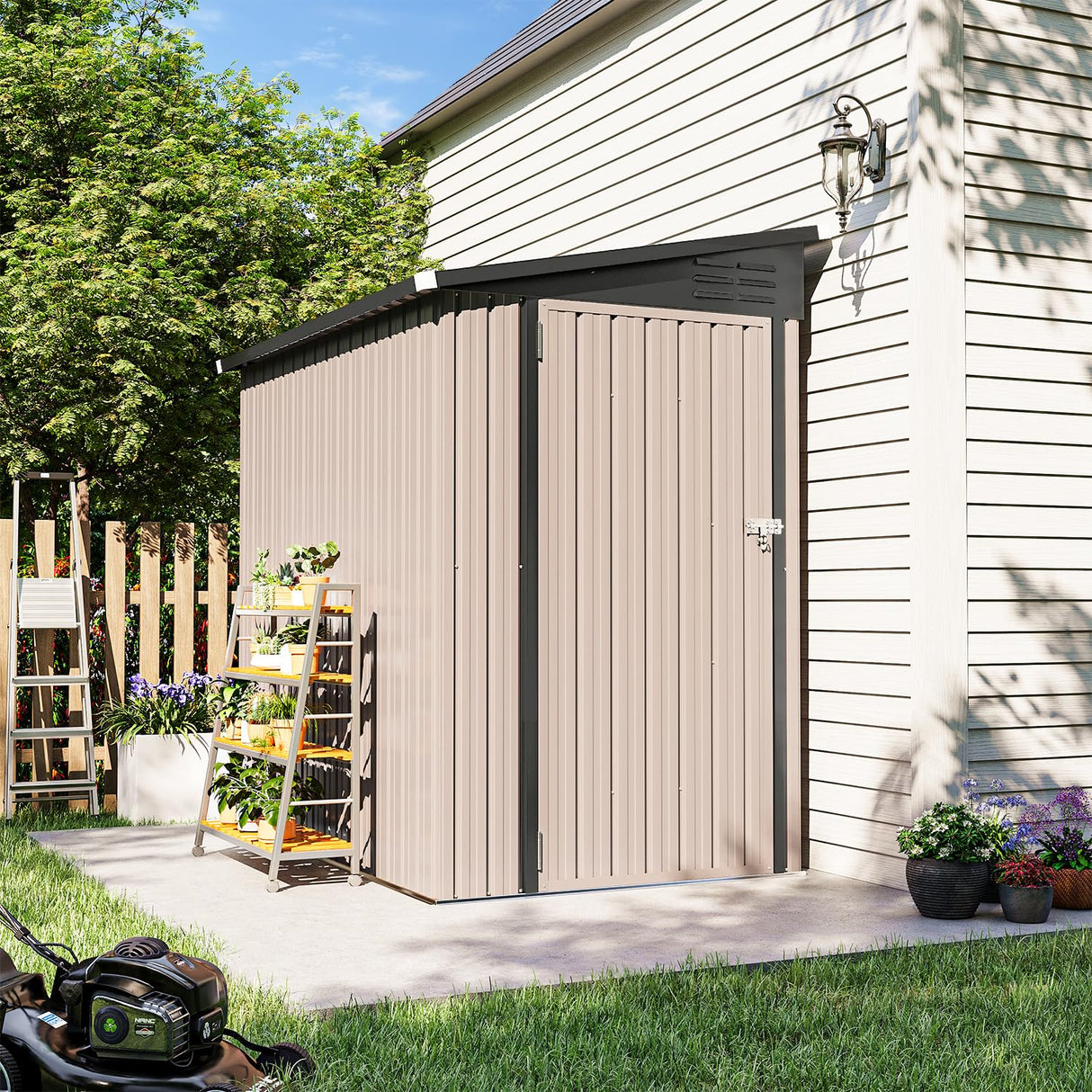 Jolydale 6' X 4' Lean to Storage Shed Jolydale