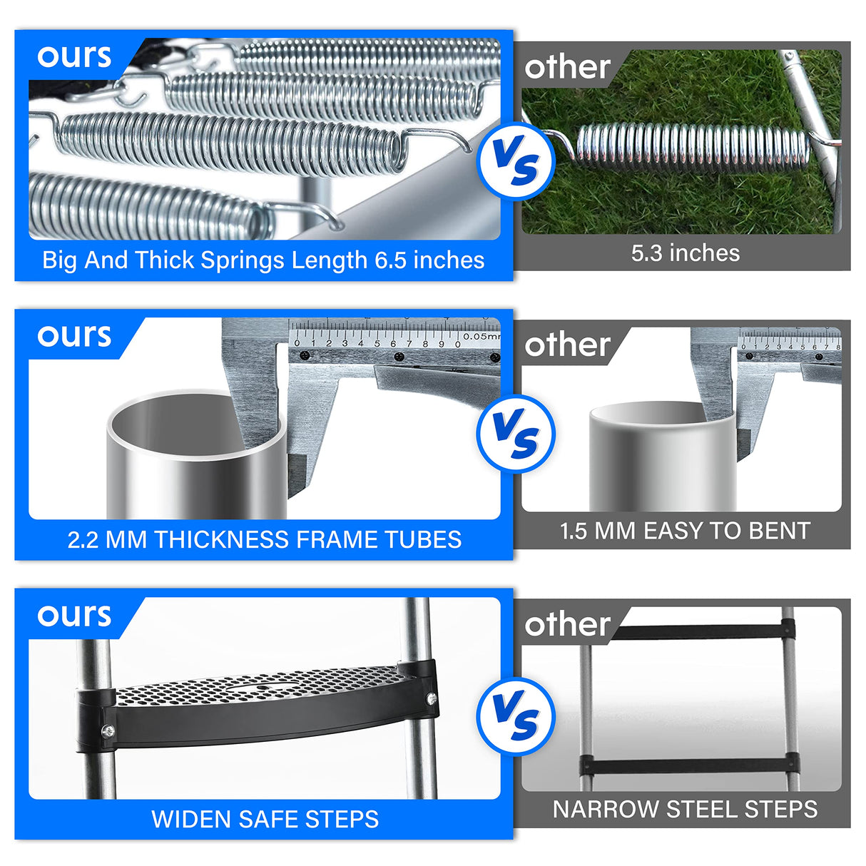 Simple Deluxe Recreational Trampoline with Enclosure Net 14FT Wind Stakes- Outdoor Trampoline for Kids and Adults Family Happy Time, ASTM Approved -Black 14FT Simple Deluxe