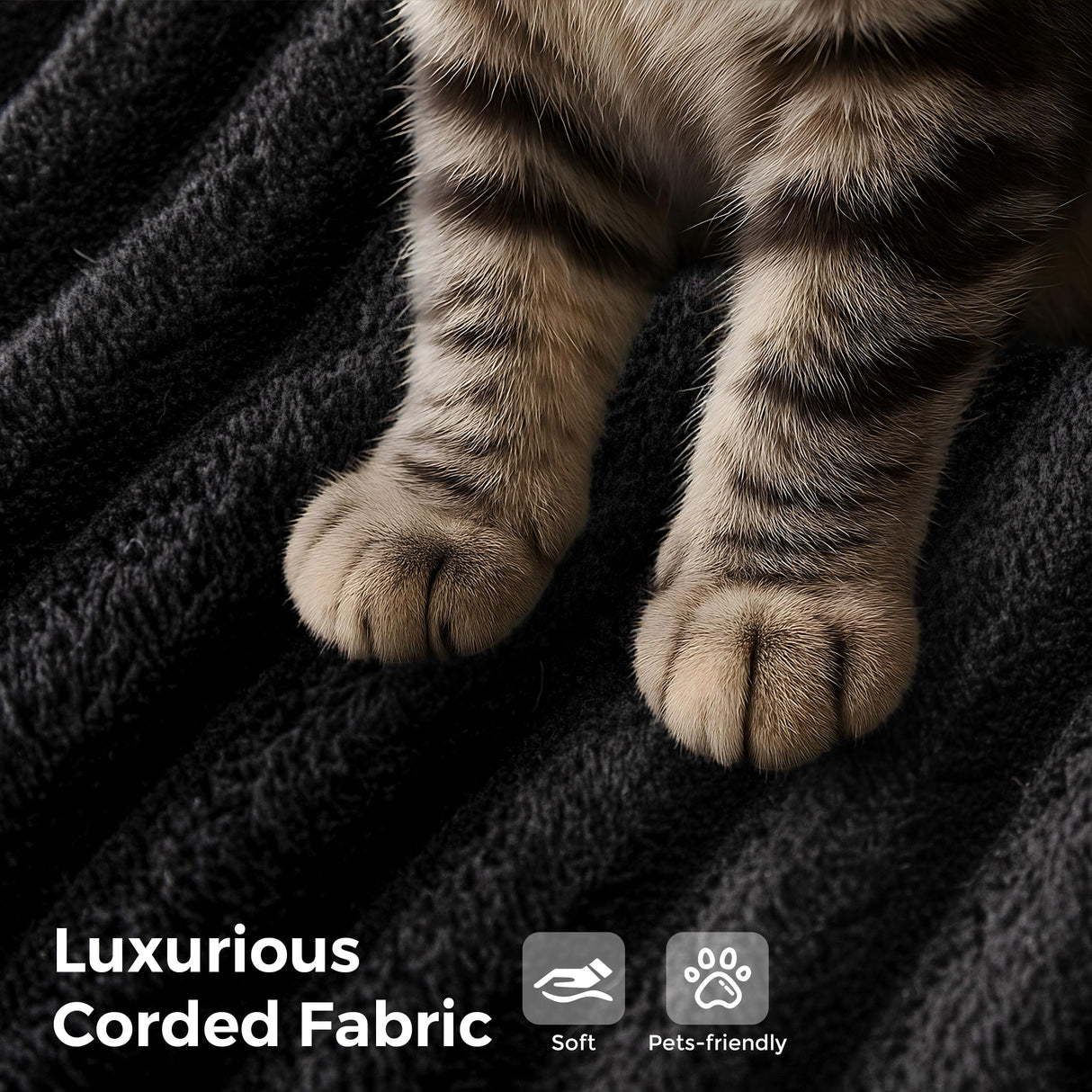 MAXYOYO 104" Modular Sectional Couch with L-Shape Chaise, Modern Boneless Couch for Living Room, Sofa in A Box, Oversized Sofa Sleeper with Deep Seat, No Assembly Required, Black MAXYOYO