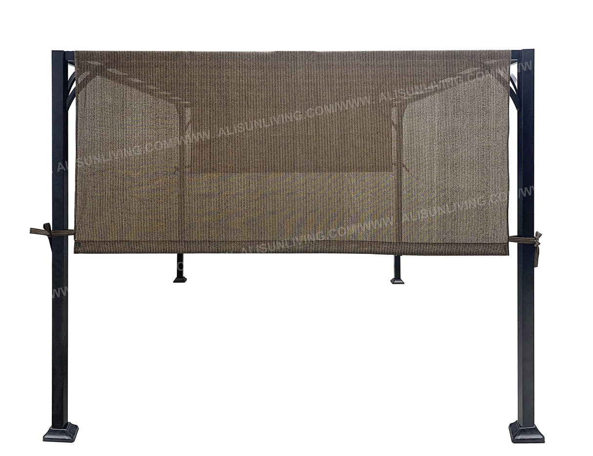 ALISUN Universal Pergola Canopy Top for 8-ft x 10-ft Pergola Structure - Brown (Canopy Fabric Top Only, Size: 196-inch x 88-inch) (Polyethylene (PE), Brown) ALISUN
