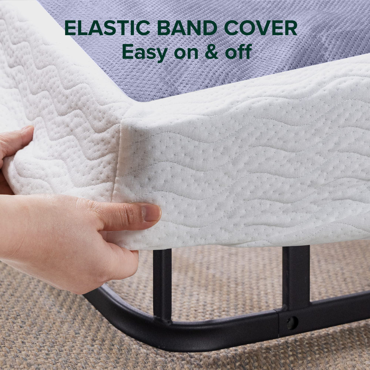 ZINUS 7 Inch Metal Smart Box Spring, Mattress Foundation, Strong Metal Frame, Easy Assembly, King Zinus