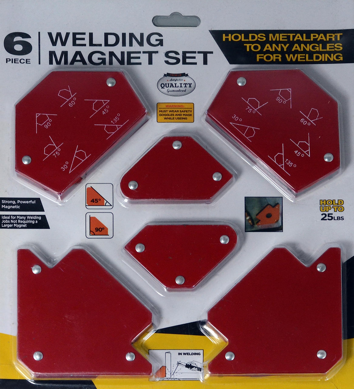 RIVERWELD Magnetic Welding Holder set Steel Fixed Angle Soldering Positioner Welding Tool Holding Power Welding Accessories 6pcs RIVERWELD