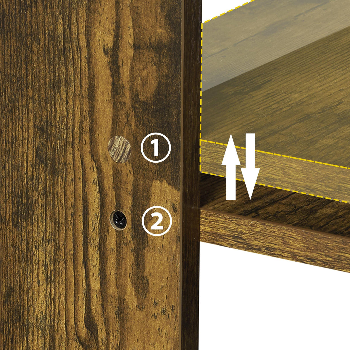 Yaheetech Coffee Table, 47.5in Lift top Coffee Table with Hidden Compartment and Storage Shelf, Lift Tabletop Dining Table for Living Room Reception Room, Rustic Brown Yaheetech