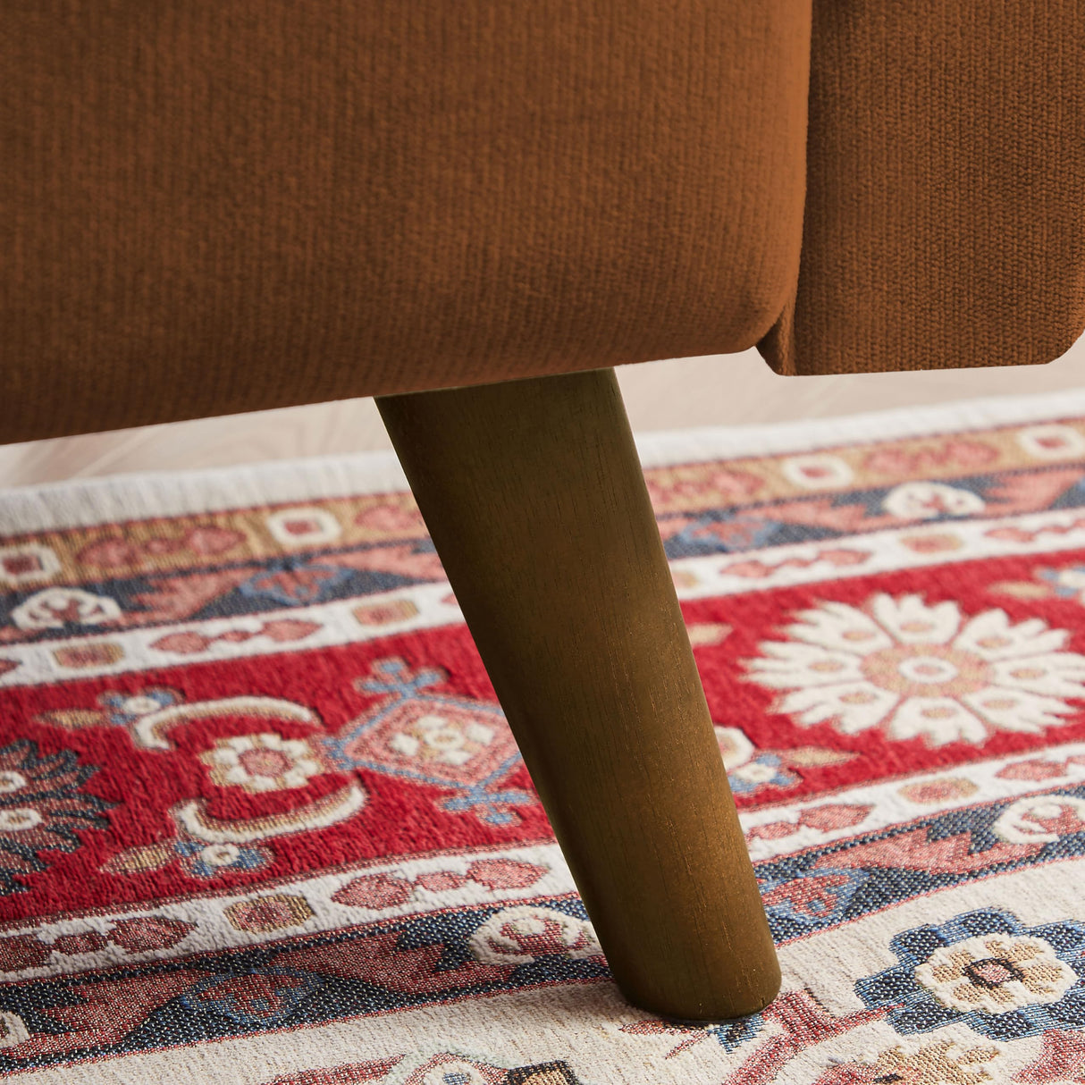 Enobala 49" Small Loveseat Sofa, 2 Seat Mid Century Love Seat Couch with Throw Pillows for Living Room, Apartment, Bedroom and Small Spaces Enobala