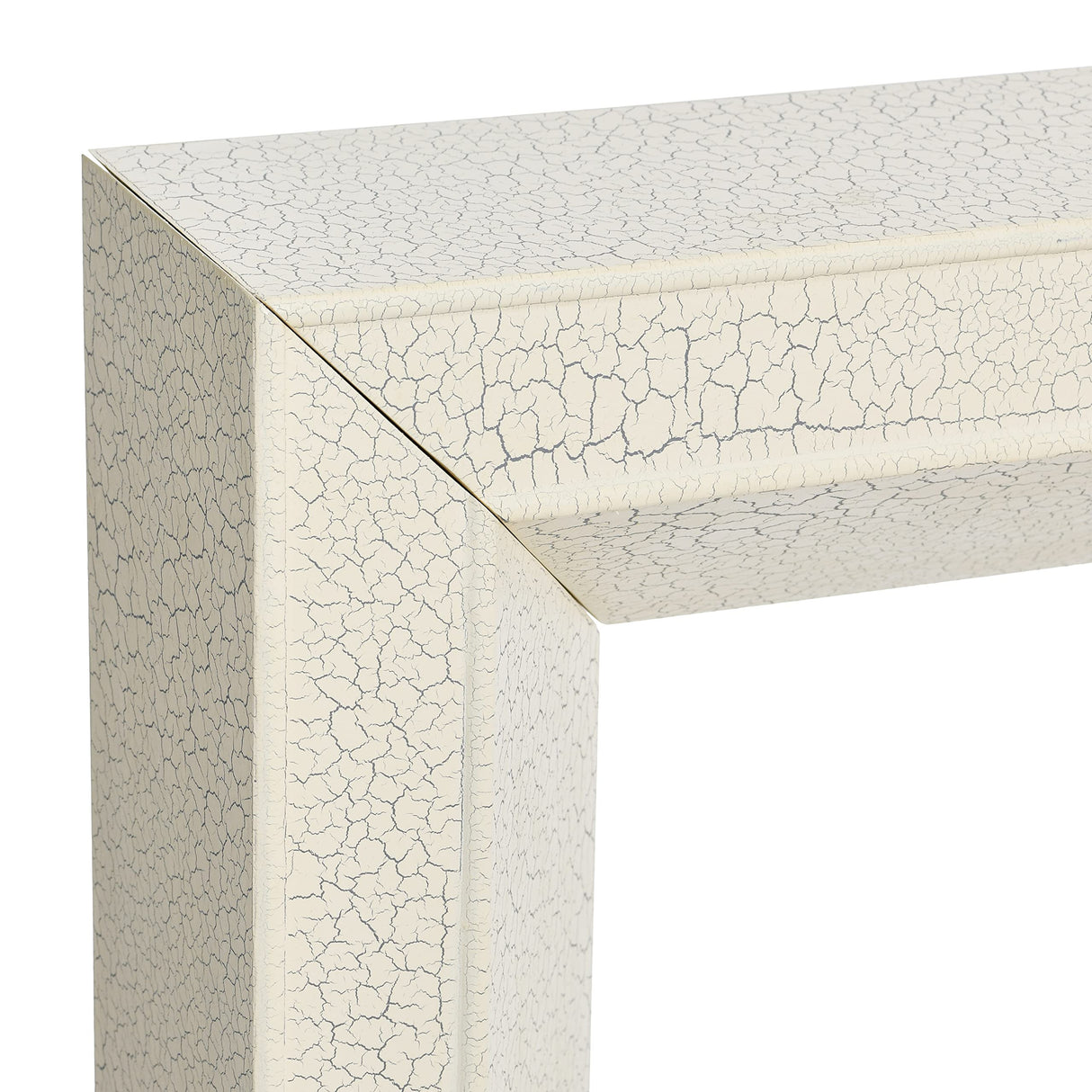 Creative Co-Op Modern Fireplace Mantel, Distressed Cream Creative Co-Op