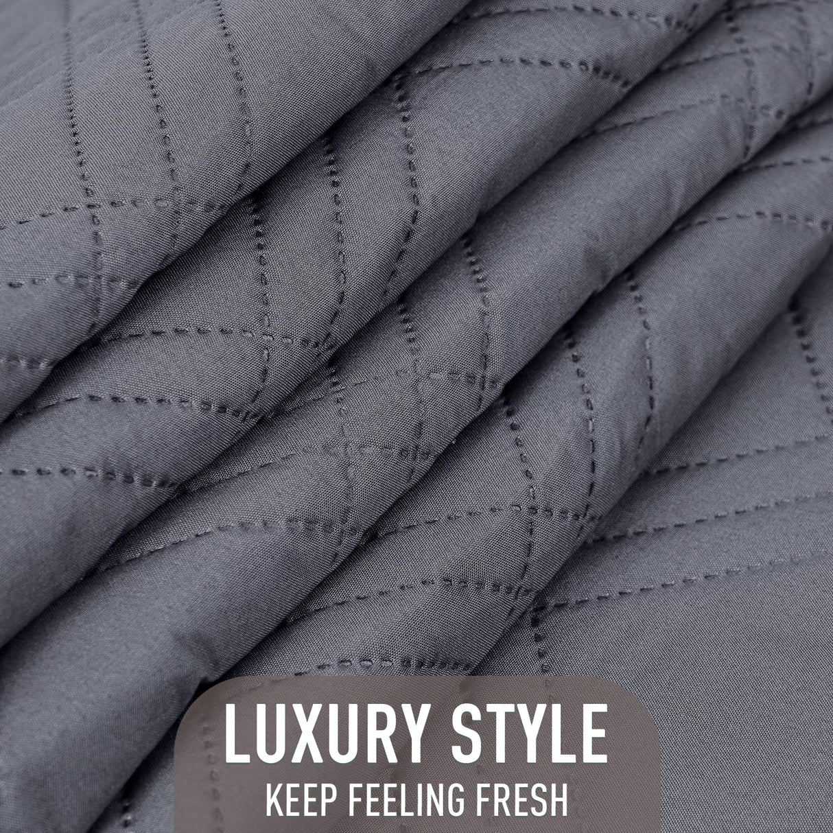 TAOCOCO 100% Waterproof Couch Cushion Cover Reversible Sofa Seat Cover for Dogs Pets Chaise Couch Cover for Sectional Sofa U Shape Couch Furniture Protector Sofa Slipcover(Oversized Sofa, Dark Grey) TAOCOCO