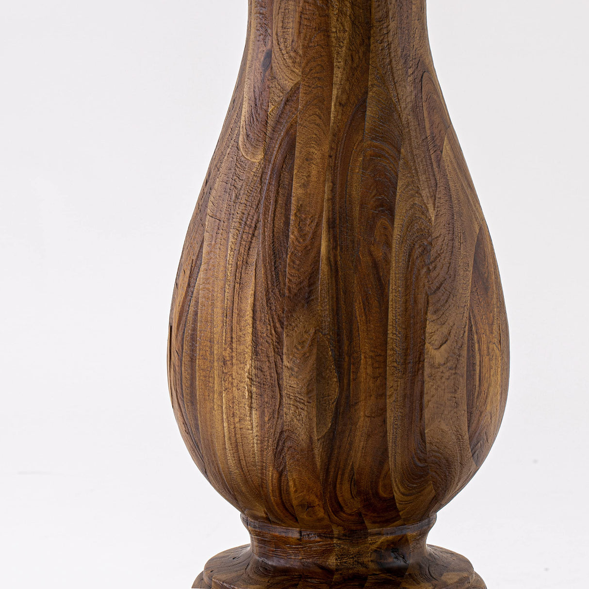 East West Furniture F2MZ7-N04 7 Piece Dining Room Furniture Set Consist of a Round Dining Table with Pedestal and 6 Light Tan Linen Fabric Upholstered Chairs, 48x48 Inch, Antique Walnut East West Furniture