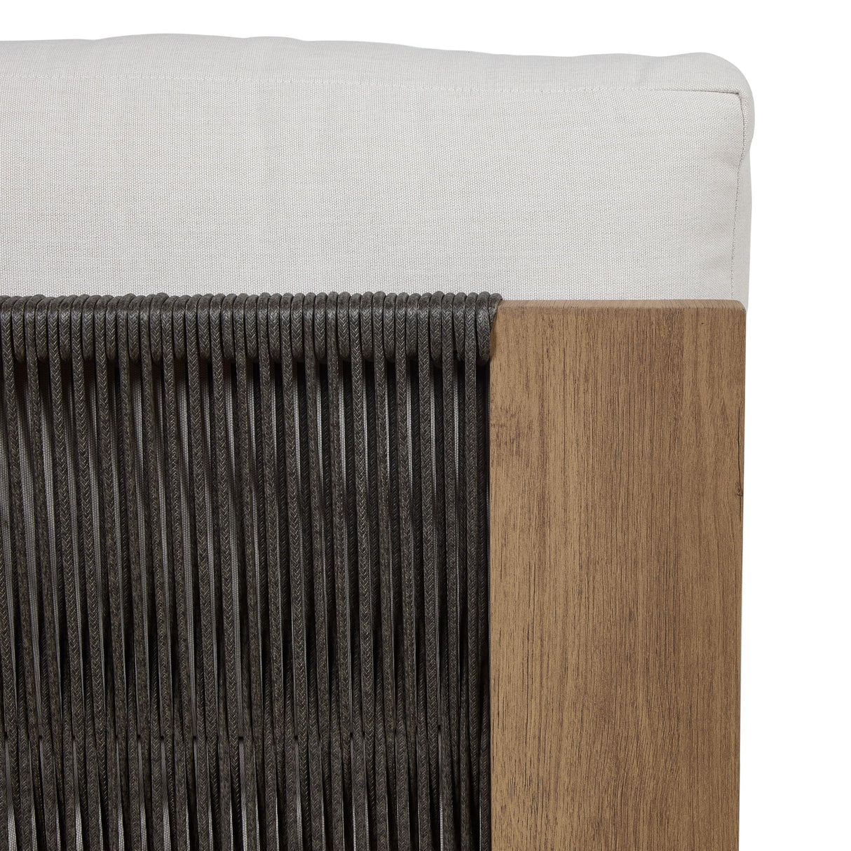 Real Flame Stratton 5 Piece Outdoor Patio Furniture Set, Sunbrella Fabric, Deep Seating Sectional Couch, Modular, Aluminum Frame, for Lawn and Backyard Real Flame