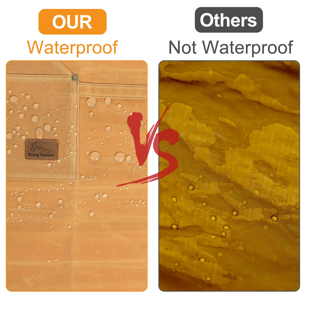 Strong Hammer Tool Aprons,Woodworking Apron,Versatile Apron with Multiple Pockets - Perfect,Apron For Men Women,Kitchen Aprons For Women,M-XXXL Strong Hammer