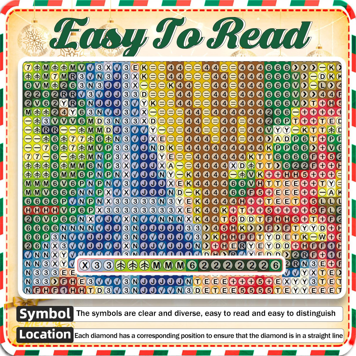 YOMEIA 5D Christmas Decorations Gnome Diamond Painting Kits for Adults&Beginner Full Drill Diamond Art Paint with Round Diamonds DIY Gem Painting Kit for Home Wall Decor YOMEIA