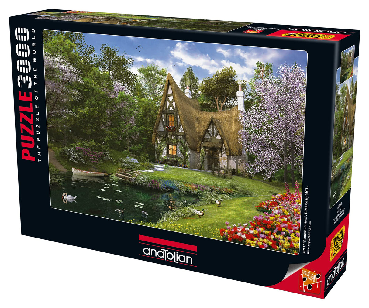 Perre Group Spring Lake Cottage Jigsaw Puzzle (3000-Piece) Anatolian