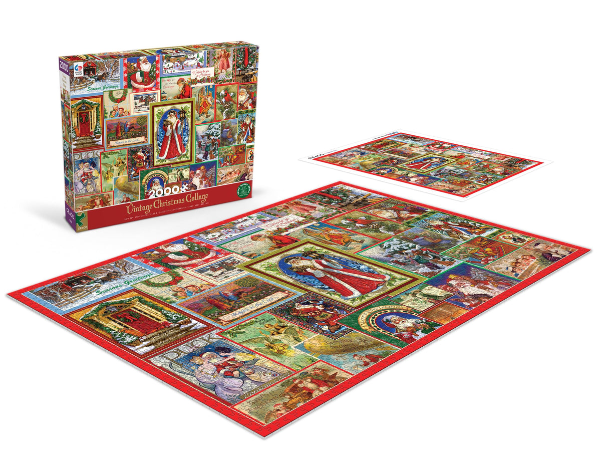Ceaco - Vintage Christmas Collage - 2000 Piece Jigsaw Puzzle Ceaco