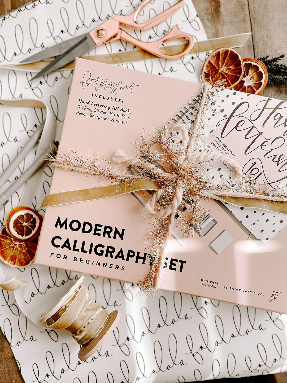 Modern Calligraphy Kit for Beginners: A Creative Craft Kit for Adults featuring Hand Lettering 101 Book, Brush Pens, Calligraphy Pens, and More Paige Tate & Co