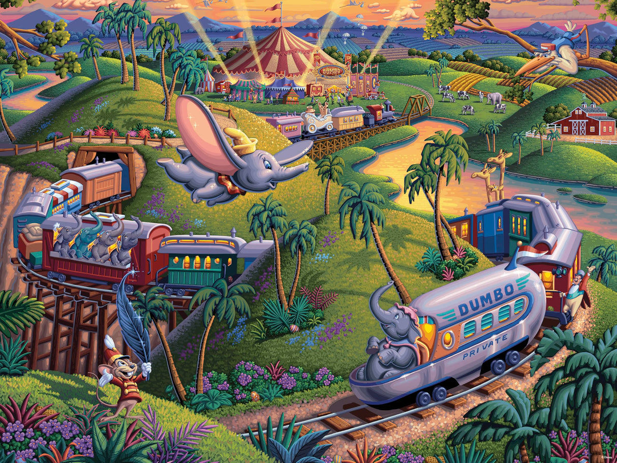 Ceaco - Disney - Dowdle - Dumbo The Flying Elephant - 1500 Piece Jigsaw Puzzle Ceaco