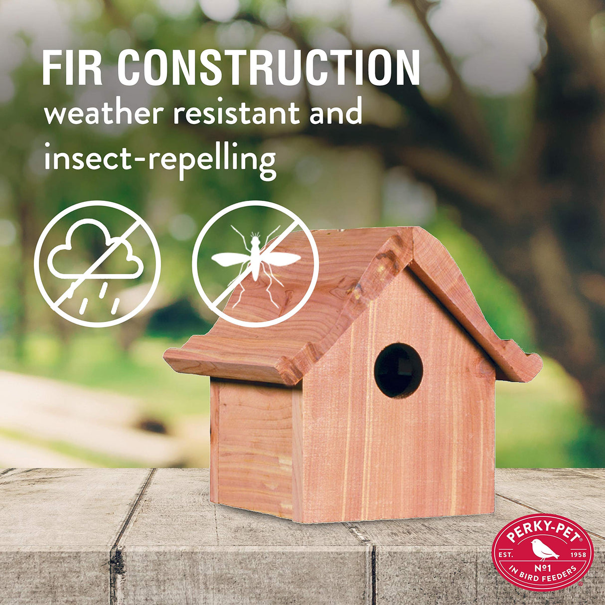 Perky-Pet 50301 Wren Home Birdhouse Perky-Pet