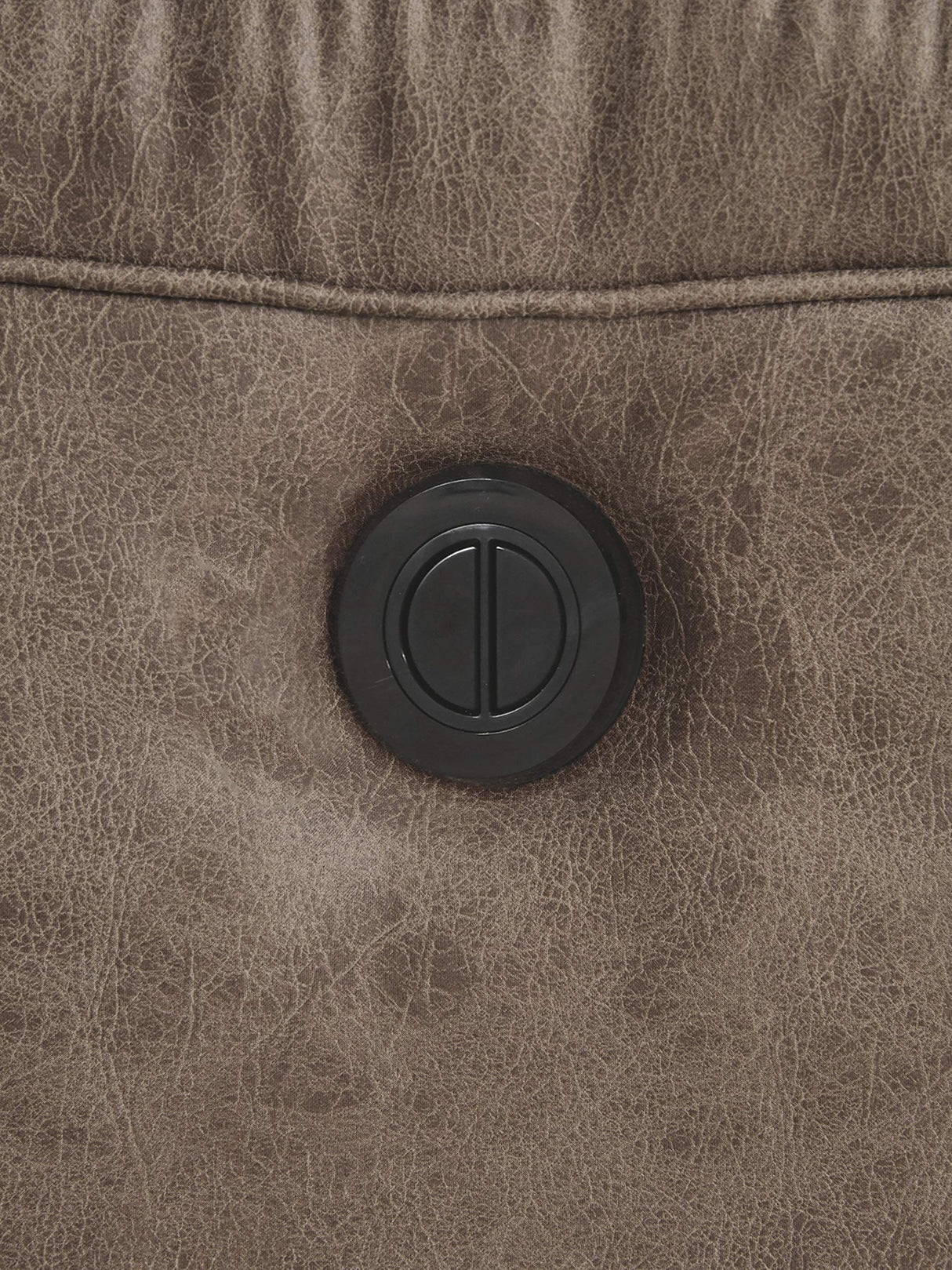 Signature Design by Ashley Stoneland Faux Leather Power Reclining Sofa, Light Brown Signature Design by Ashley