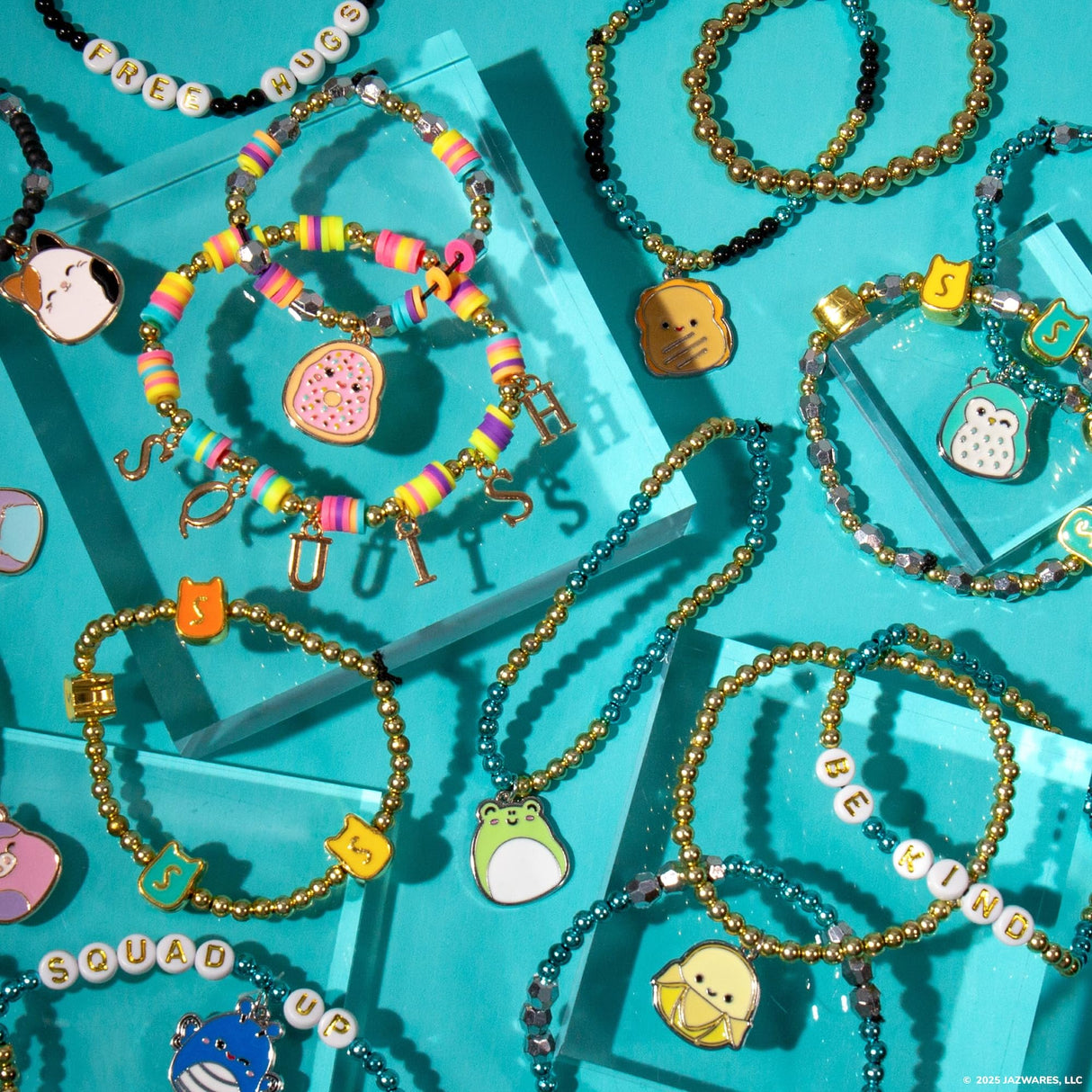 Squishmallows Original Bracelet Design Set, Cute & Friendship Bracelet Kit, Jewelry Making Kit, Charm Bracelet Making Kit, Beading & Jewelry Making, Friendship Bracelet Making Kit Squishmallows