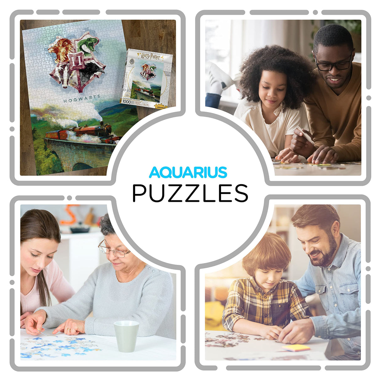 AQUARIUS Harry Potter Puzzle Hogwarts Express Train (1000 Piece Jigsaw Puzzle) - Officially Licensed Harry Potter Merchandise & Collectibles - Glare Free - 20 x 28 Inches AQUARIUS