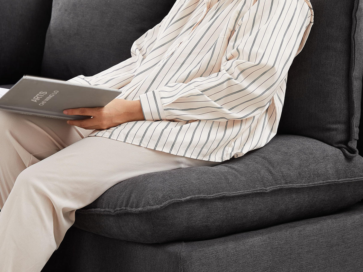 VANOMi Modular Sectional Sofa, 6 Seater Sleeper Sectional Sofa Modular Sectional Couch for Living Room VANOMi