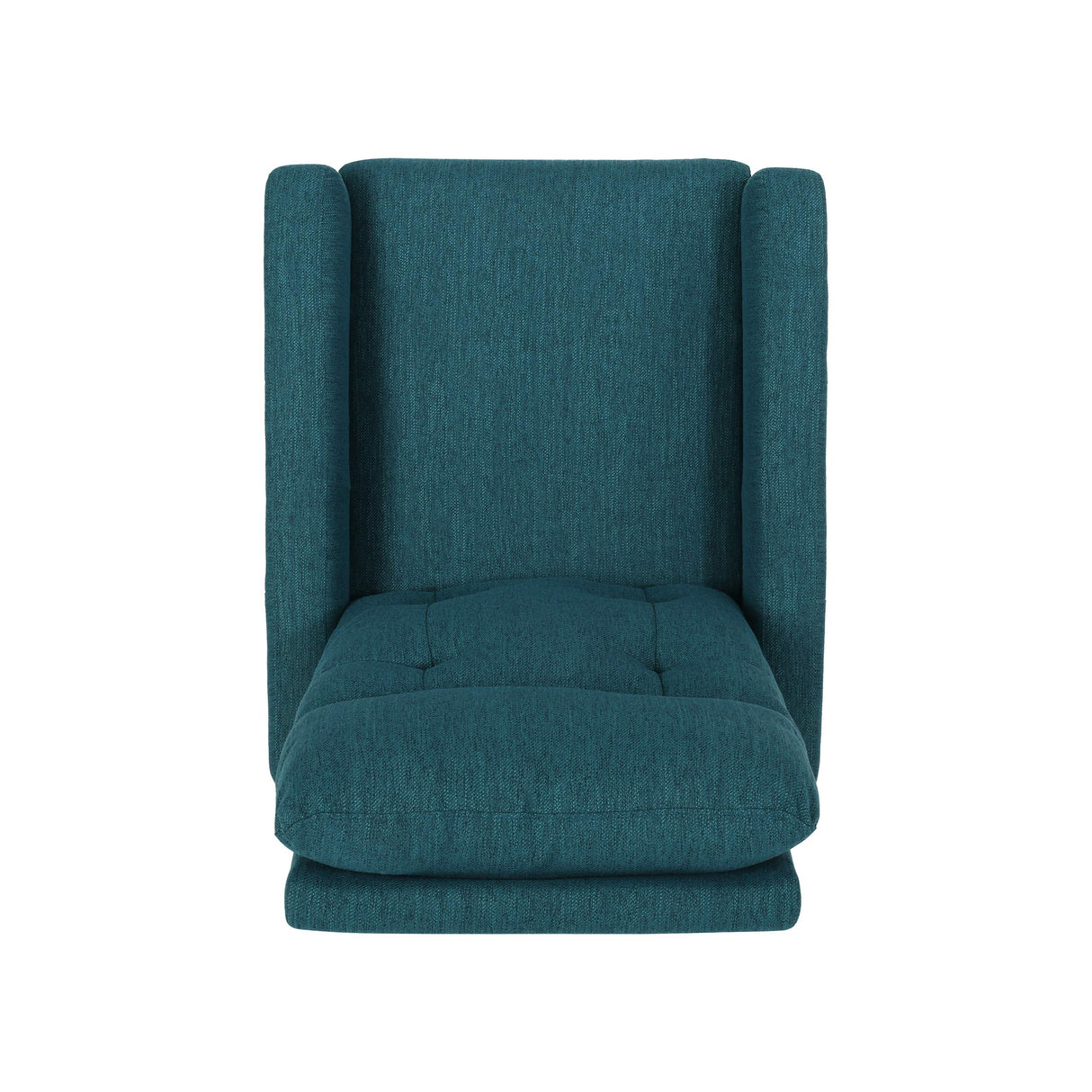 Christopher Knight Home Ishtar Glider Swivel Push Back Nursery Recliner, Teal, Black 35.75D x 25W x 39H in Christopher Knight Home