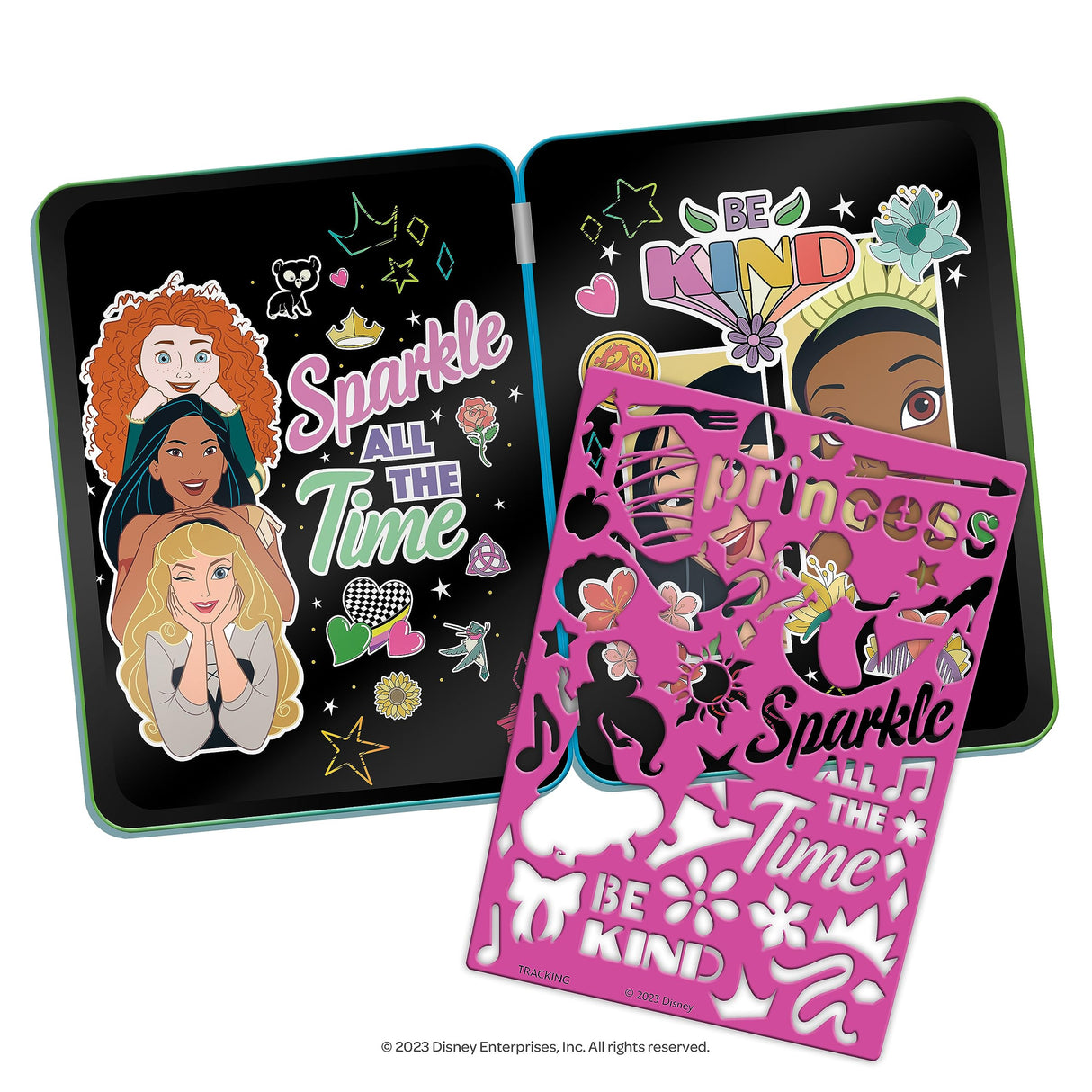 Disney Princess Scratch Fantastic, Reveal Activities Play Tin Set, Bendon 58807 Disney Princess