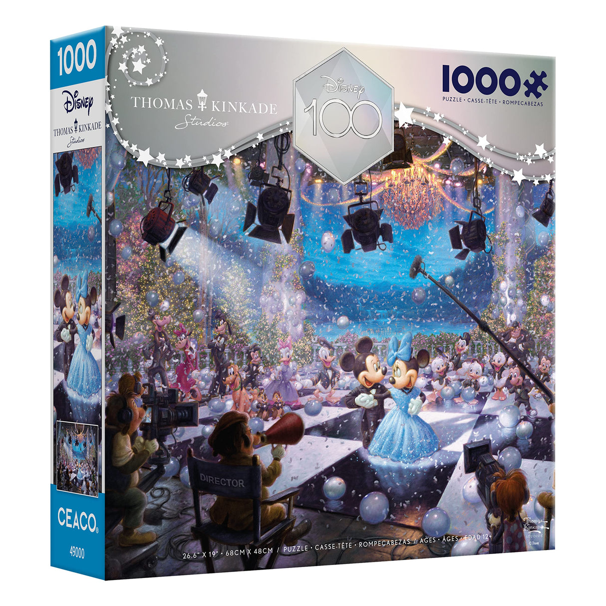 Ceaco - Disney's 100th Anniversary - Thomas Kinkade - 100th Anniversary Celebration - 1000 Piece Jigsaw Puzzle Ceaco