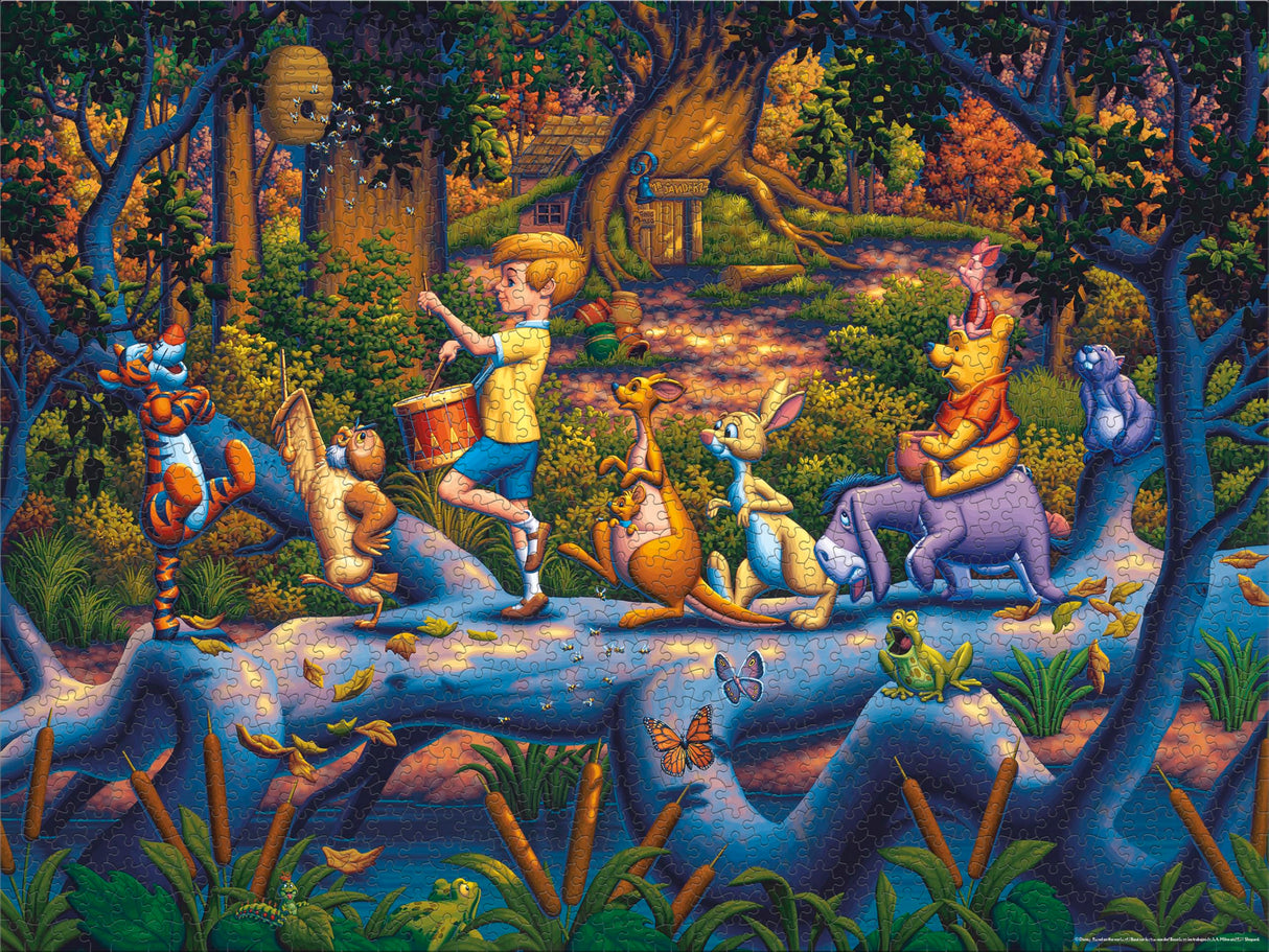 Ceaco - Disney - Dowdle - Winnie The Pooh - A Heroes Parade - 1500 Piece Jigsaw Puzzle Ceaco