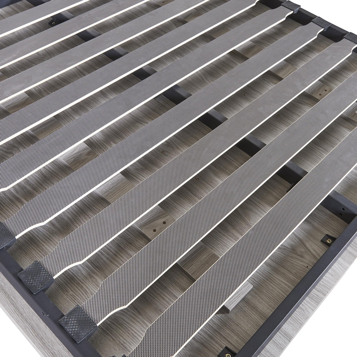 Harper & Bright Designs Full Size Murphy Bed Cabinet, Murphy Cube Cabinet Bed with Storage Shelves and Drawers, Wood Full Platform Bed Frame with Bookcase Storage Headboard - Gray Harper & Bright Designs