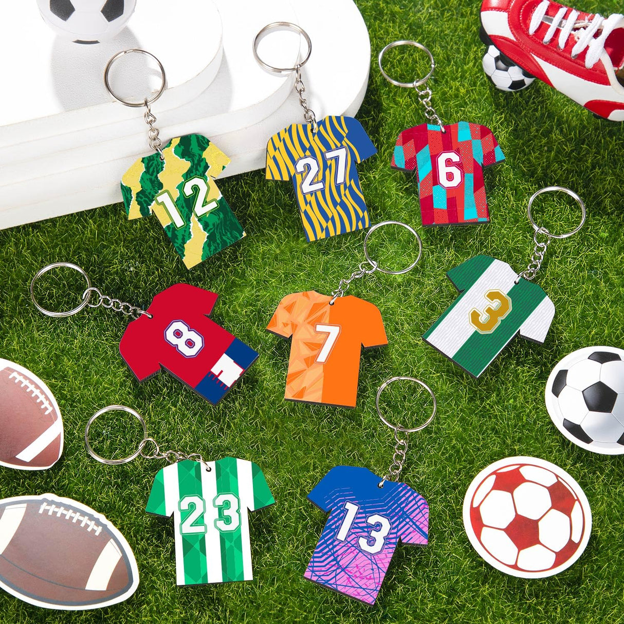 JMZYJZH 90 Pcs Sublimation Keychain Blanks, Acrylic Sublimation Key Chains Blank Bulk, Shirt Shape Sublimation Keychains for DIY Keychain Crafting JMZYJZH