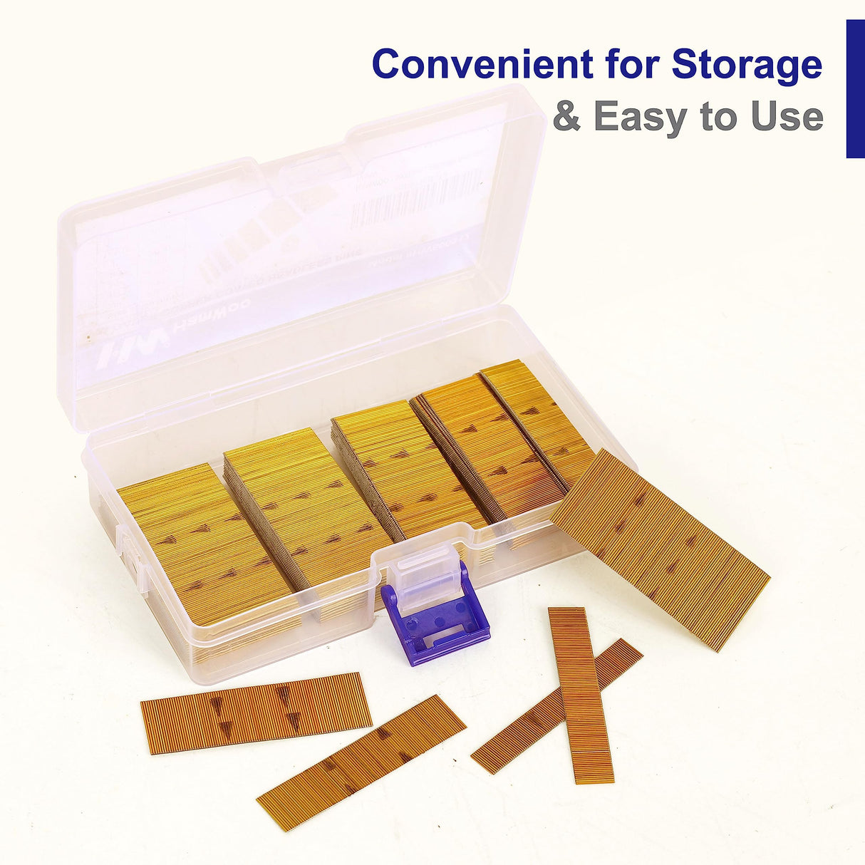 HAMWOO 14000 pcs 23 Gauge Pin Nails, Headless Pinner Nails, 7 Sizes Assorted 3/8 Inch to 1-3/8 Inch for Molding Cabinetry Building,photo frame,handicrafts Assembly HW HAMWOO