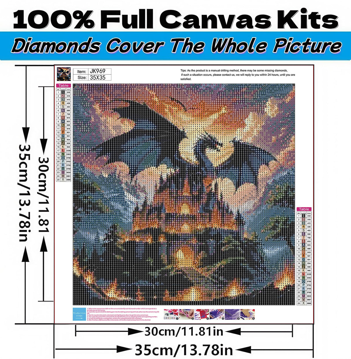 5D Diamond Art Kits for Adults Beginners Dragon Castle,DIY Full Round Drill Diamond Painting Kits, Paint by Diamonds Dots Gem Art Crystal Easy,Home Wall Decor 13.78X13.78 Inch Acelii