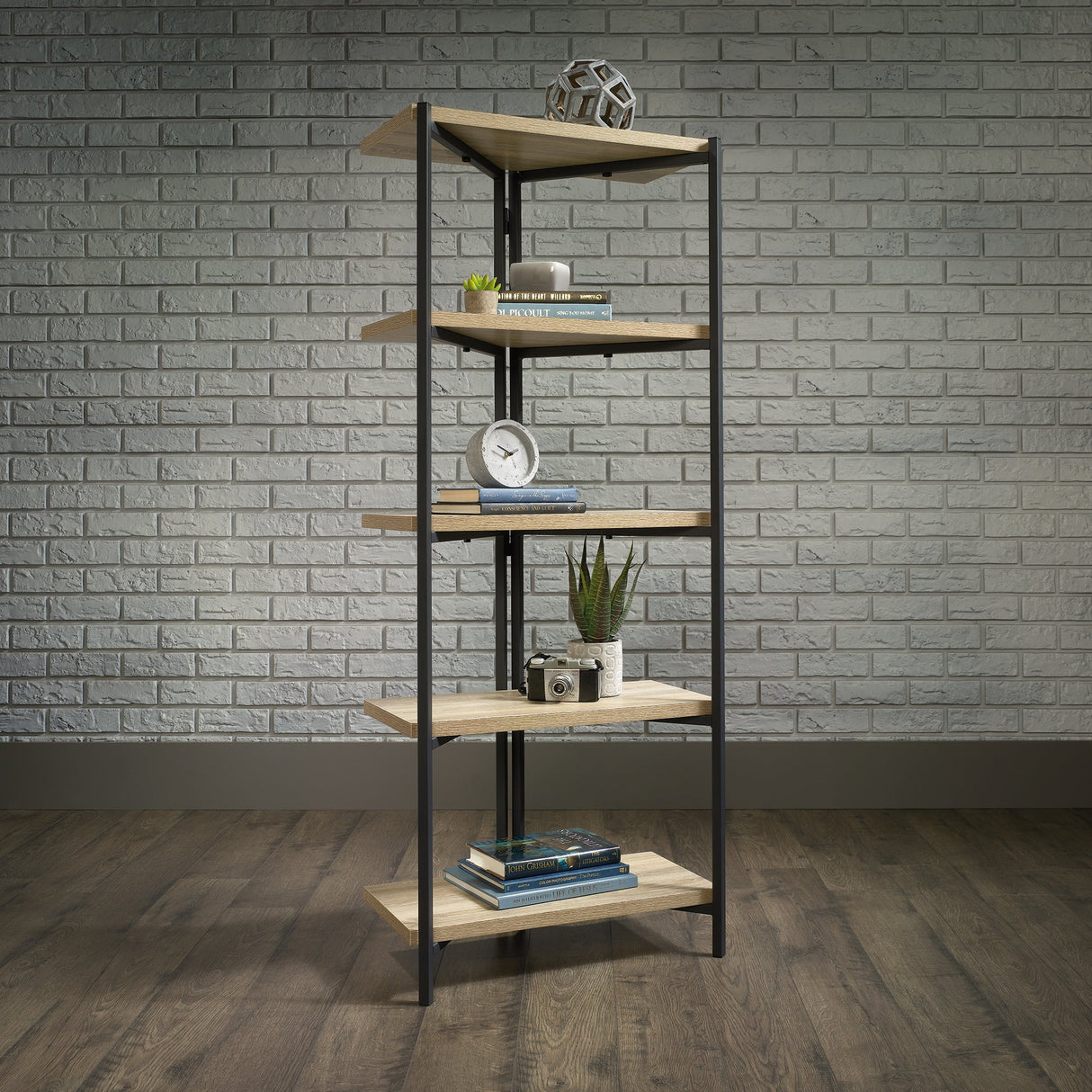 Sauder North Avenue Bookcase/ Bookshelf, Charter Oak finish Sauder