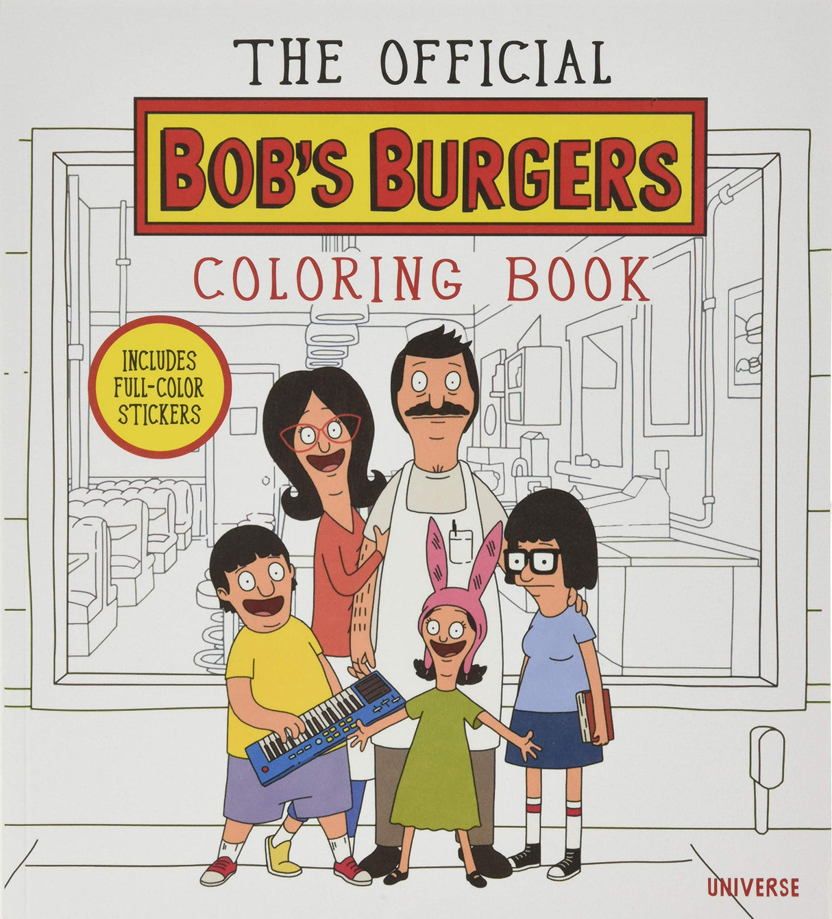 The Official Bob's Burgers Coloring Book vegamile