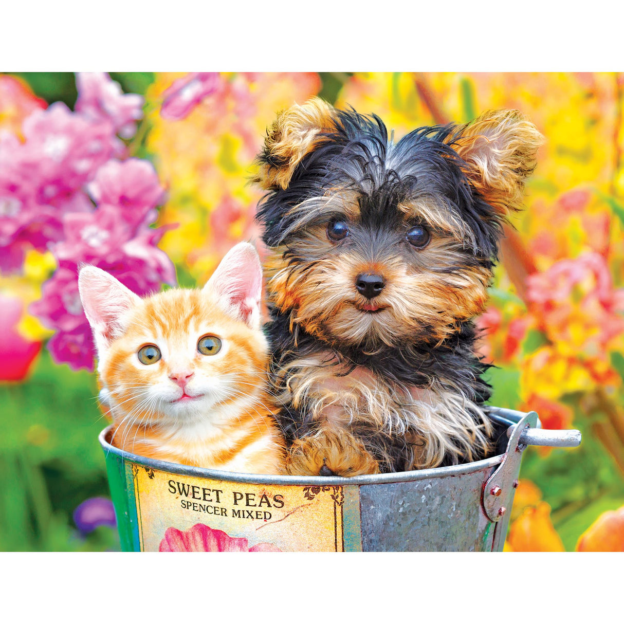 RoseArt - Kodak Premium - Bucket Buddies - 100 Piece Jigsaw Puzzle for Adults RoseArt