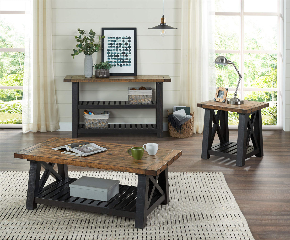 Martin Svensson Home, Console/Sofa Table, Black Stain and Natural Martin Svensson Home