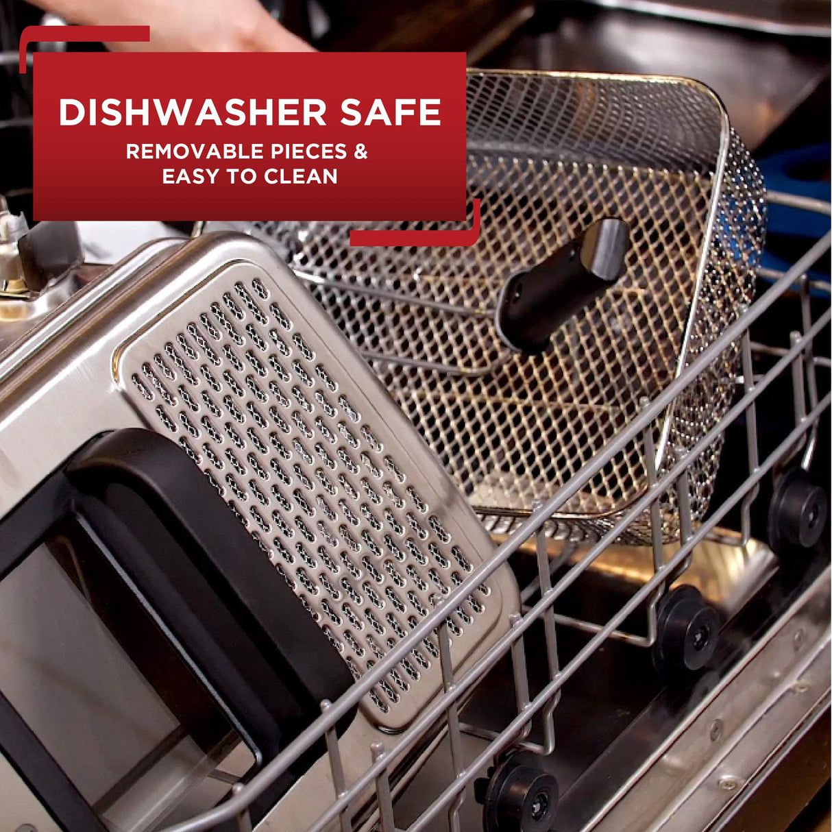 T-fal 3.5L Deep Fryer with Oil Filtration System: 1700W Stainless Steel Fryer, Dishwasher Safe Parts, Digital Timer, Adjustable Temperature Control for Perfect Golden Crispy Results T-Fal