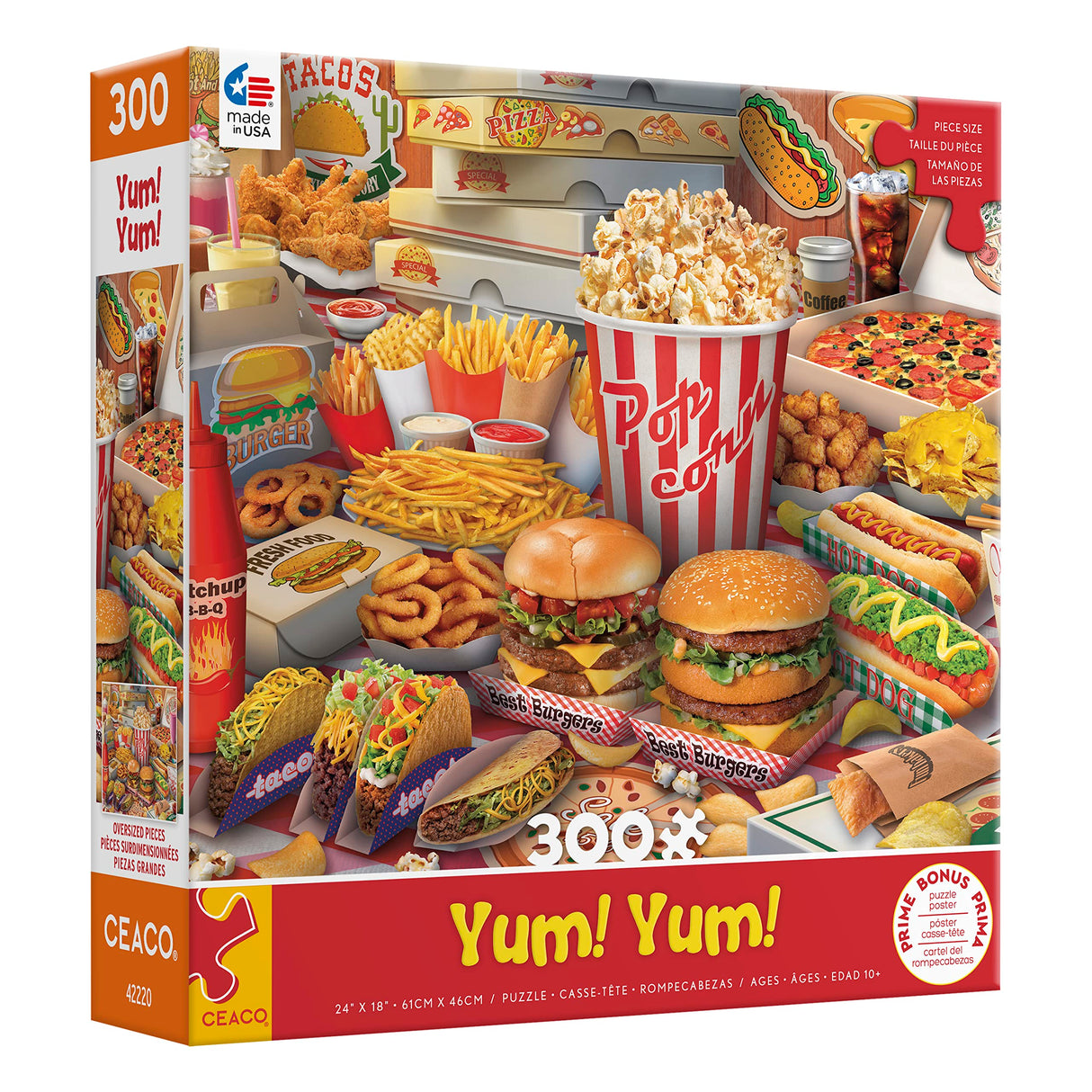 Ceaco - Yum Yum - 300 Oversized Piece Jigsaw Puzzle Ceaco