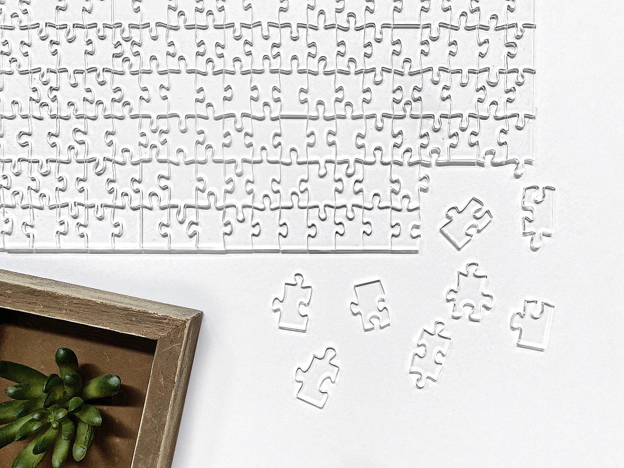 The Clearly Impossible Puzzle ® 100, 200, 500, 1000 Pieces Hard Puzzle for Adults Cool Difficult Puzzles Clear Hardest Puzzle - Difficult Funny Puzzle for Adults (100) CM Originals