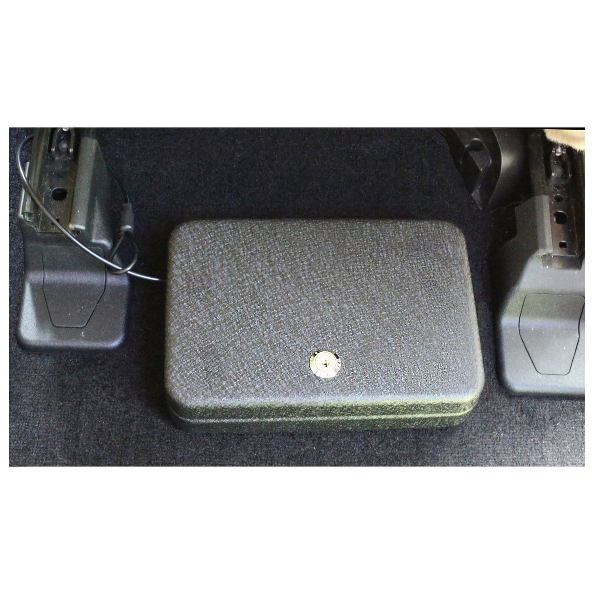 FSDC (Firearm Safety Devices - FSDC-MLC5200 Keyed Steel Lockable Gun Case & Security Box – Heavy-Duty Powder Coated Steel – TSA Approved – Compact for Easy Storage FSDC