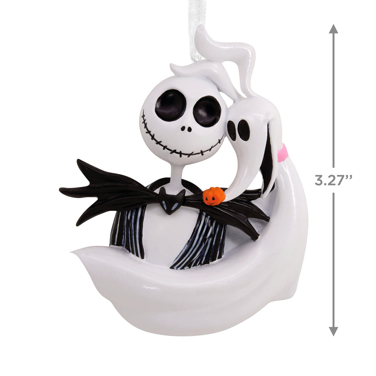 Hallmark Disney Tim Burton's The Nightmare Before Christmas Jack Skellington and Zero Christmas Ornament Hallmark