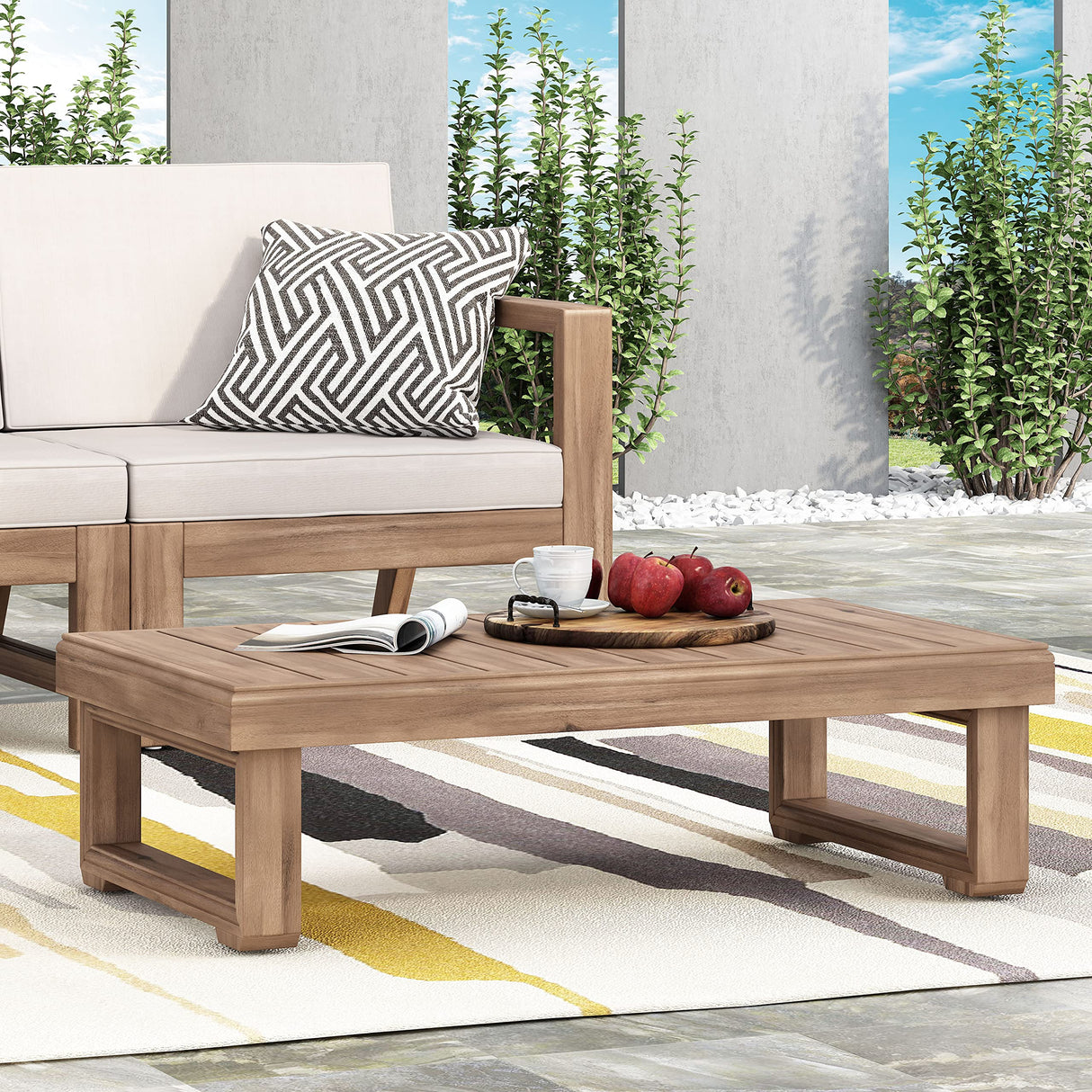 Christopher Knight Home 317096 Westchester Coffee Table, Brown Wash Christopher Knight Home