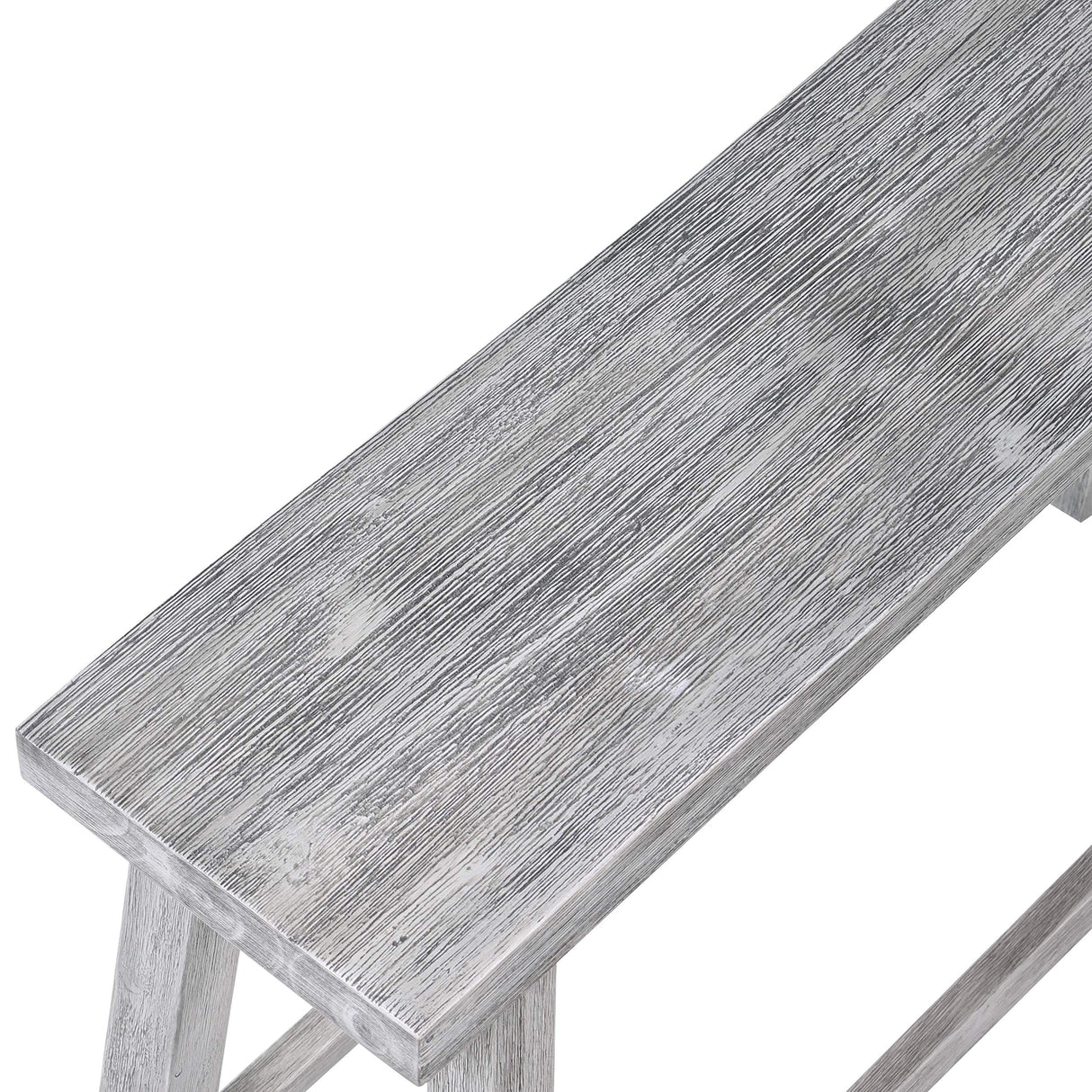 Boraam Sonoma Counter Height Backless Bench - Storm Gray Wire-Brush Boraam