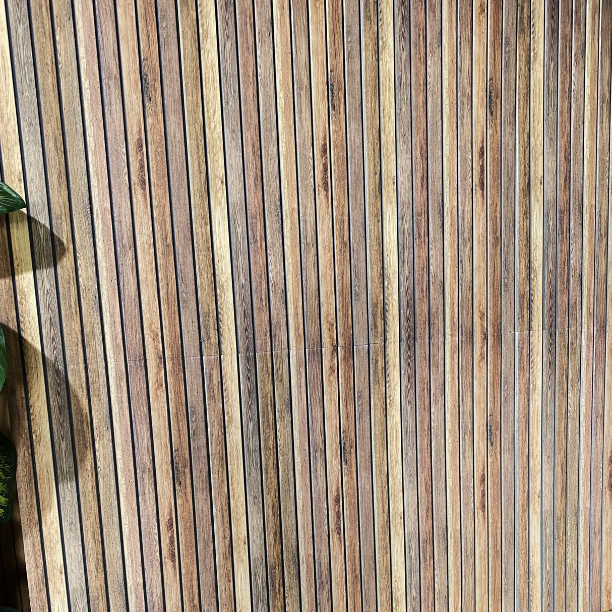 Dundee Deco 3D Wall Panels Wooden Effect - Cladding, Distressed Brown Wood Look Wall Paneling, Styrofoam Facing for Interior and Exterior Applications, DIY, Sample, Size 10 x 10 in. Dundee Deco