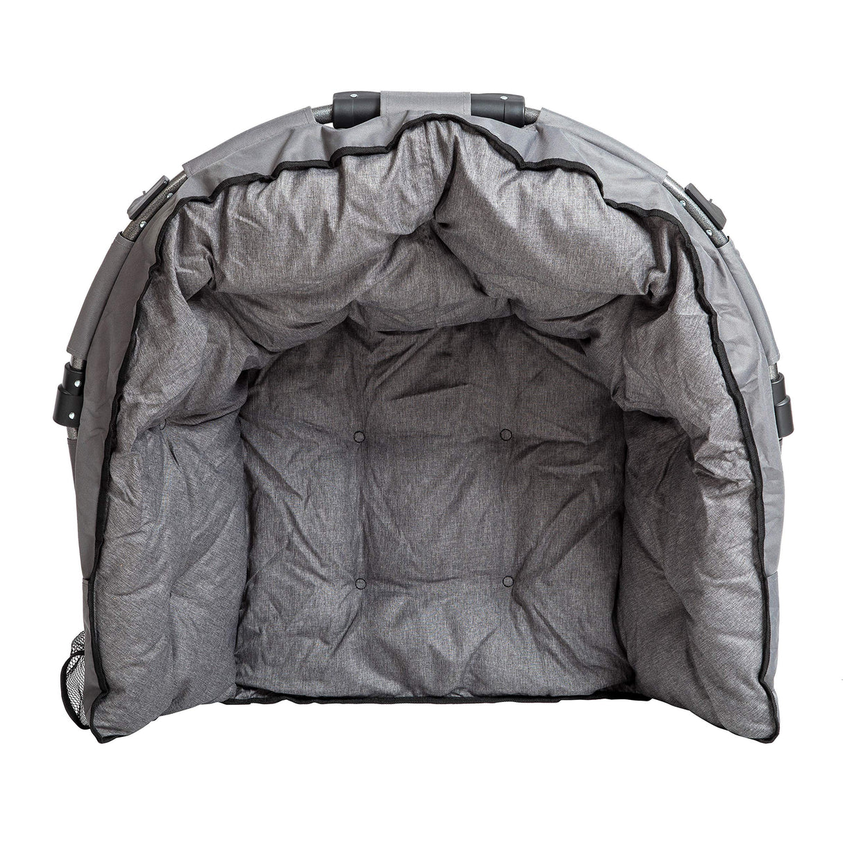 MacSports C932S-129 Padded Cushion Outdoor Folding Lounge Patio Club Chair, Gray MacSports