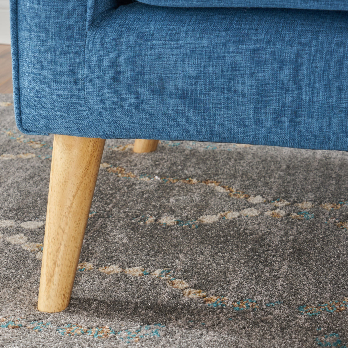 Christopher Knight Home Mariah Mid-Century Modern Loveseat, Muted Blue Christopher Knight Home