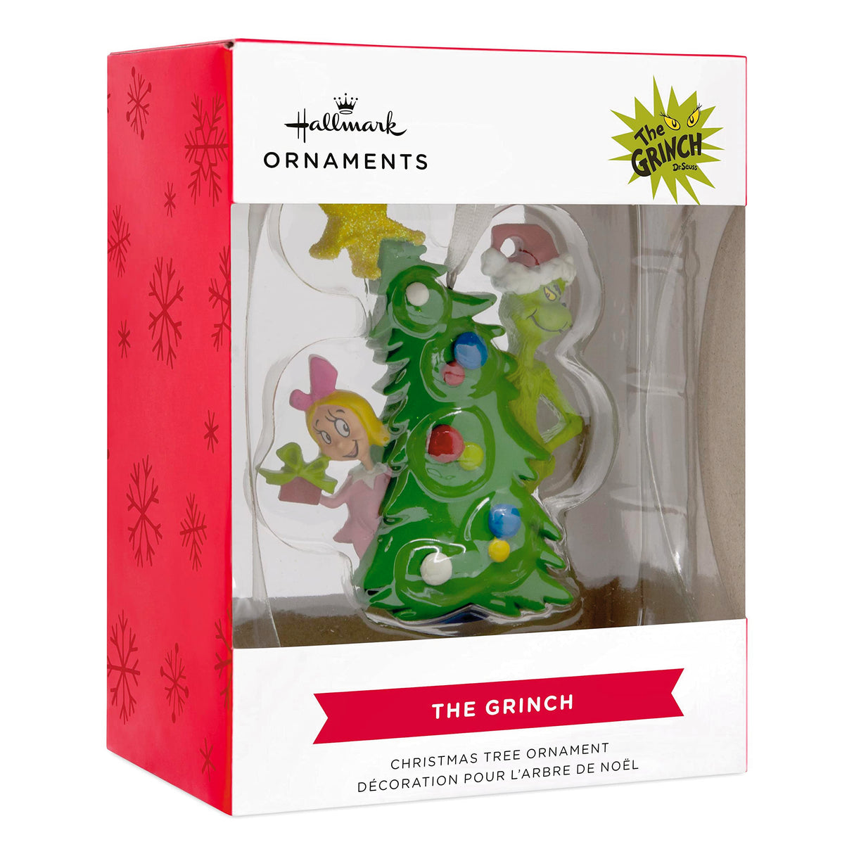 Hallmark Dr. Seuss's How the Grinch Stole Christmas! Grinch With Cindy Lou Who Christmas Ornament Hallmark