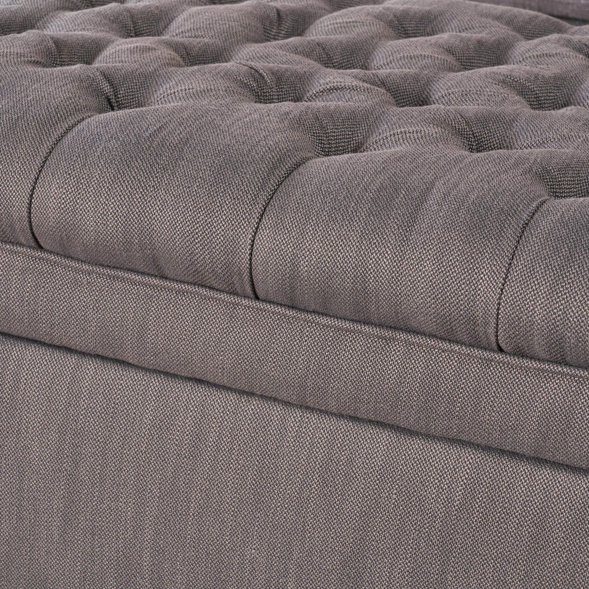 Christopher Knight Home Juliana Fabric Storage Ottoman, Gray Christopher Knight Home